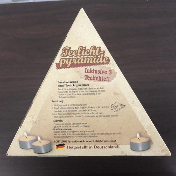 Christmas Pyramid (Medium)- Nativity (Natural)